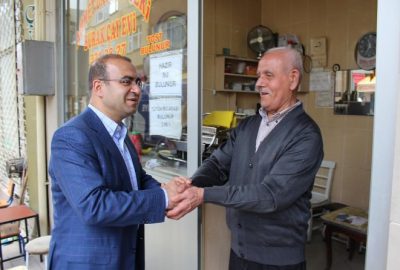 Özhan, Esnafı Ziyaret Etti