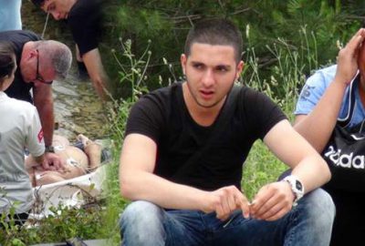 Arkadaşlarının gözü önünde…