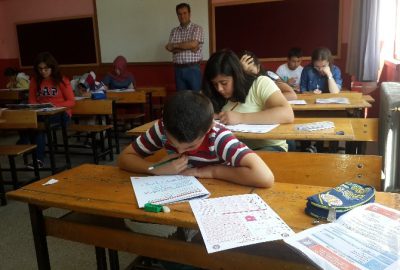 Kütahya’da ’Ödüllü Kitap Okuma Yarışması’nın Sınavı Yapıldı