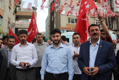 Kayesri’de SP Konvoyuna Büyük İlgi