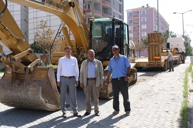 Sarıkaya Belediyesi Yol Yapım Çalışmaları Başladı