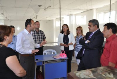 Başkan Alıcık, İsabeyli El Sanatları Kursunu Ziyaret Etti