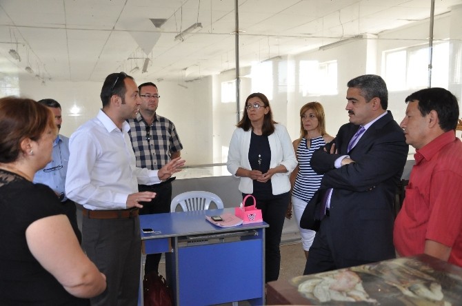 Başkan Alıcık, İsabeyli El Sanatları Kursunu Ziyaret Etti