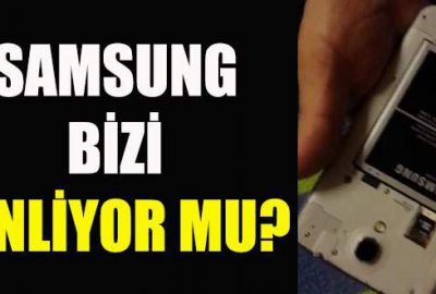 Samsung’dan dinleme açıklaması