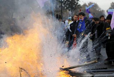 Şili sokakları savaş alanı