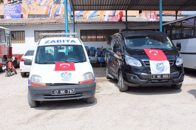 Belediyeye Hibe Edilen Araçlar Hizmete Girdi