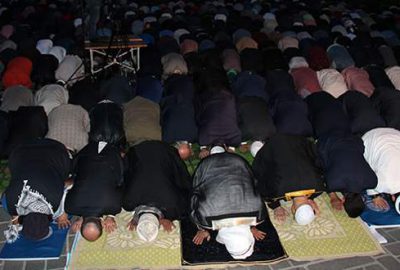 Ayasofya Meydanı’nda sabah namazı