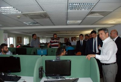 AK Parti Grup Başkanvekili Aydın’dan Çağrı Merkezine Ziyaret