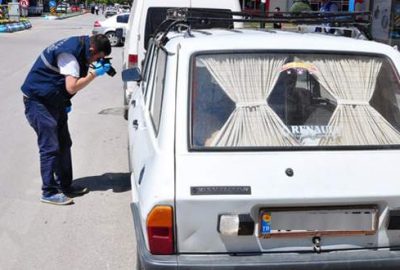 Misafirliğe gitti, çalınan aracını buldu
