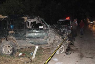 Korkunç kaza! 4 ölü 4 yaralı