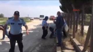 Servis araçlarını engelleyen 10 işçiye gözaltı