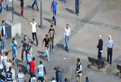 Zabıtaya palalı saldırı