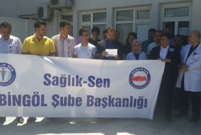 Samsun’daki Doktor Cinayeti Bingöl’de Protesto Edildi