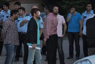 30 kişiyle minibüsçüler kooperatifini bastılar