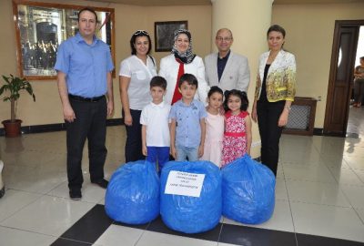 Nazilli’de Minik Öğrenciler, Engelliler İçin Kapak Topladı