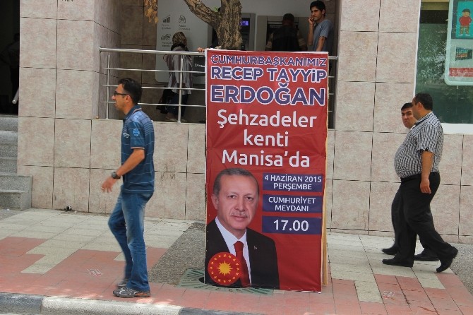 Manisa, Cumhurbaşkanı Erdoğan’a Hazırlanıyor