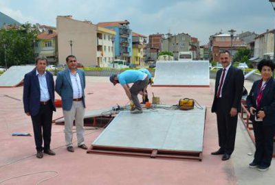 Gemlik’e kaykay pisti