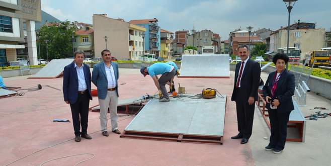 Gemlik’e kaykay pisti