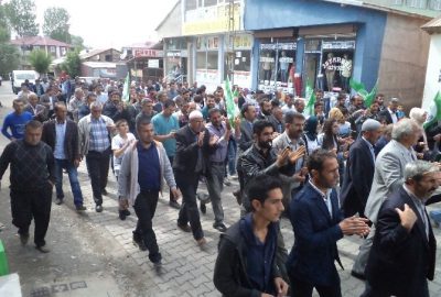 Varto’da Bingöl Saldırısı Protesto Edildi