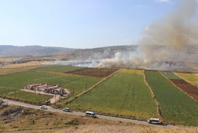 Gaziantep’te 120 Dönüm Ekili Alan Kül Oldu