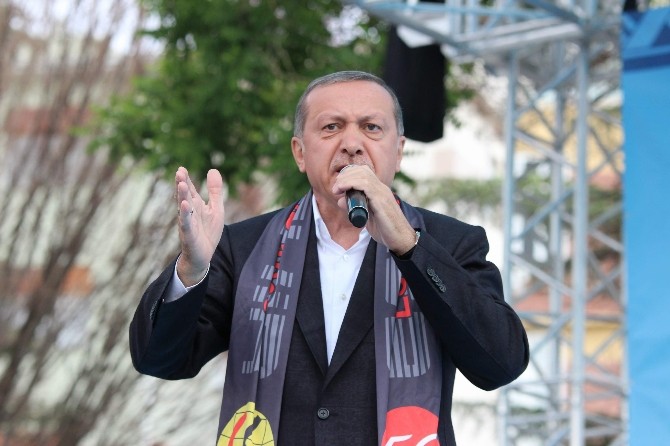 Cumhurbaşkanı Erdoğan Eskişehir’de (3) Cumhurbaşkanı Recep Tayyip Erdoğan, “40 çürük yumurta nasıl bir sağlam