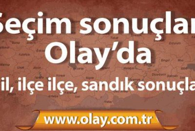 Seçim sonuçları Olay’da