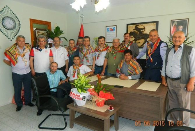 Balıkesir’in Burhaniye ilçesinde, Körfez Yörük ve Oguz Boyları Derneği törenle