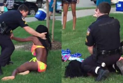 ABD’de polis şiddeti bu kez havuz partisinde