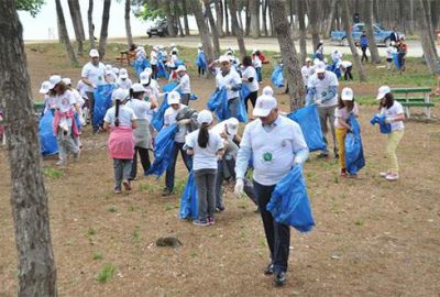 Başkanın ‘çöp’ mesaisi