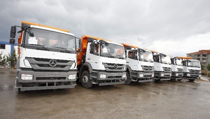 Odunpazarı’na 6 Yeni Kamyon