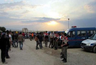 O ilde HDP bayrağı gerginliği