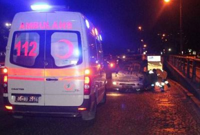 Takla attı, burnu bile kanamadı