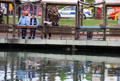 Göle Düşen Köpeği Kurtarma Operasyonu