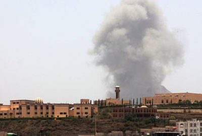 Husiler ilaç deposunu vurdu