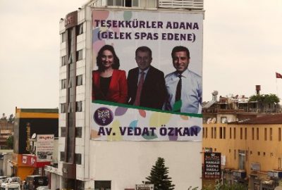HDP’den Kürtçe Ve Türkçe ‘Teşekkürler Adana’ Afişi
