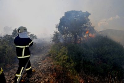 Bodrum’da Makilik Alanda Çıkan Yangın Korkuttu