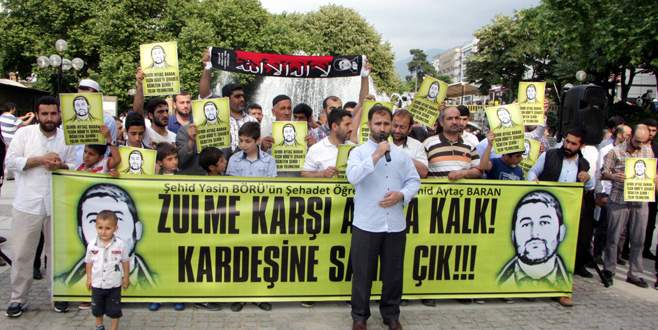 Aytaç Baran’ın öldürülmesi Bursa’da protesto edildi