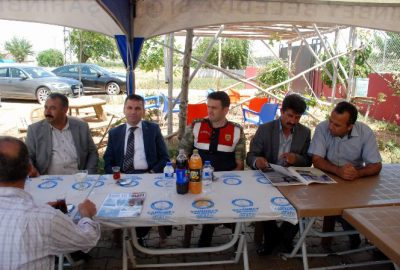Burç Yöresini Kaldırma Derneği (Burç-Der), Şahinbey İlçe Kaymakamı Selami Aydın’ı,
