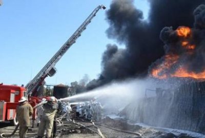 Bu yangın bir haftadır söndürülemedi!