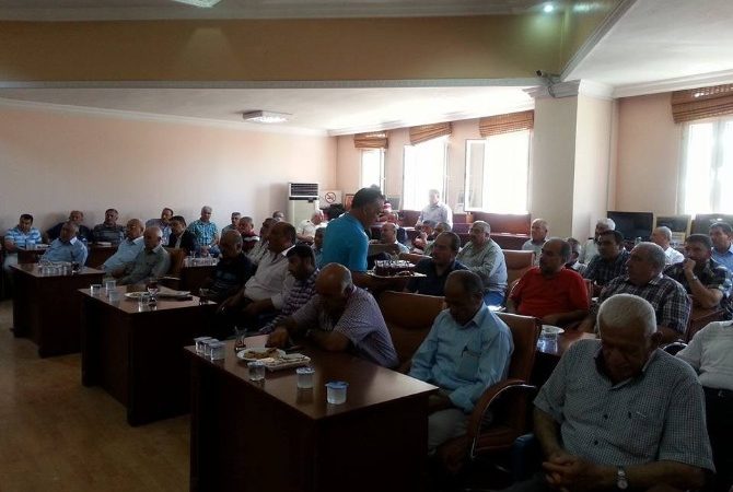 Kilis Muhtarlar Derneği olağan kongresinde Mehmet Ünlükahraman yeniden başkanlığa seçildi.