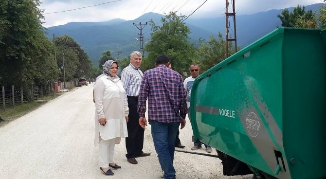 Çınarlı Köyü Yol Çalışmaları Başladı