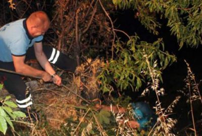 Yağmurdan kaçarken doluya tutuldu