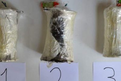 Sırt çantasında bomba taşımış!