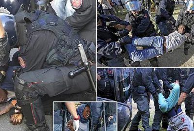 Afrikalı göçmenlere sert müdahale