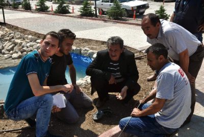 Havuz Vanasına Taş