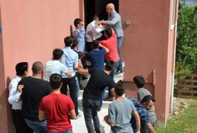 Gerdek dayağı hastanelik etti!