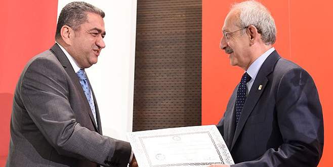 Kılıçdaroğlu mazbatasını aldı