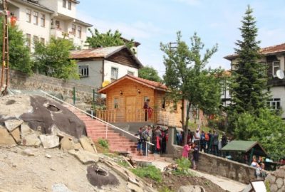 Kastamonu’nun Küre ilçesinde yaklaşık bir yıldır peyzaj ve düzenlemeleri devam