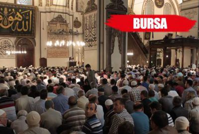 Ramazan ayının ilk cuması Ulucami doldu taştı