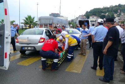 Giresun’da Trafik Kazası: 4 Yaralı